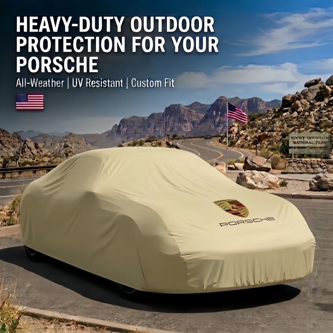 Porsche Car Cover | Custom-Fit, Multi-Layer Waterproof, UV-Proof & All-Weather Outdoor Protection