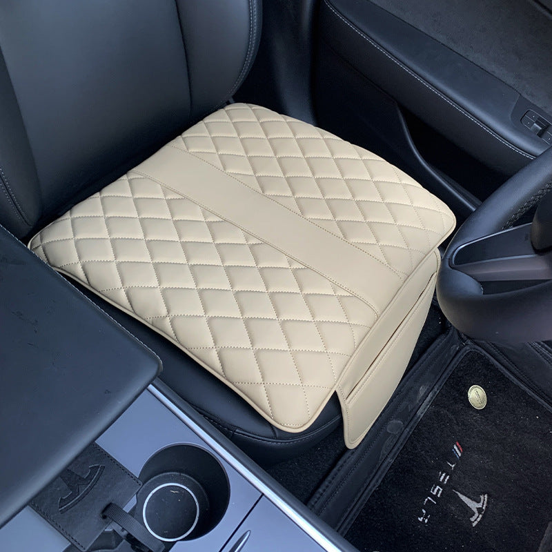 Premium Diamond Stitching Seat Cushion & Lumbar Support
