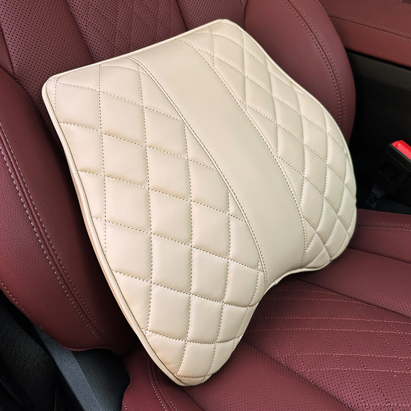 Premium Diamond Stitching Seat Cushion & Lumbar Support