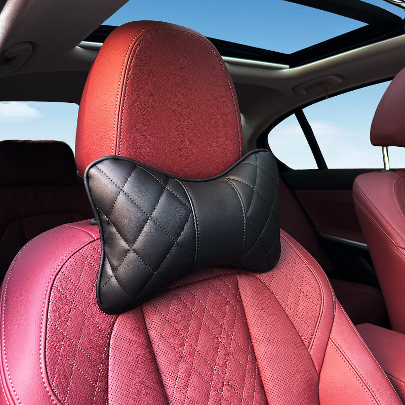 Premium Diamond Stitching Seat Cushion & Lumbar Support