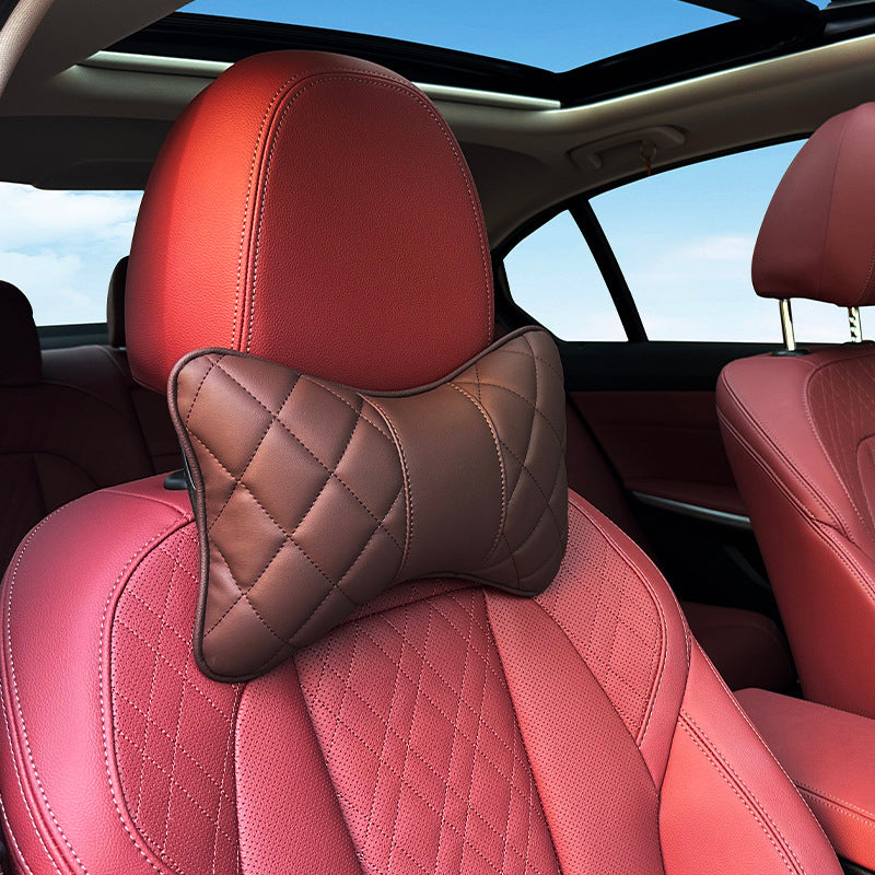 Premium Diamond Stitching Seat Cushion & Lumbar Support