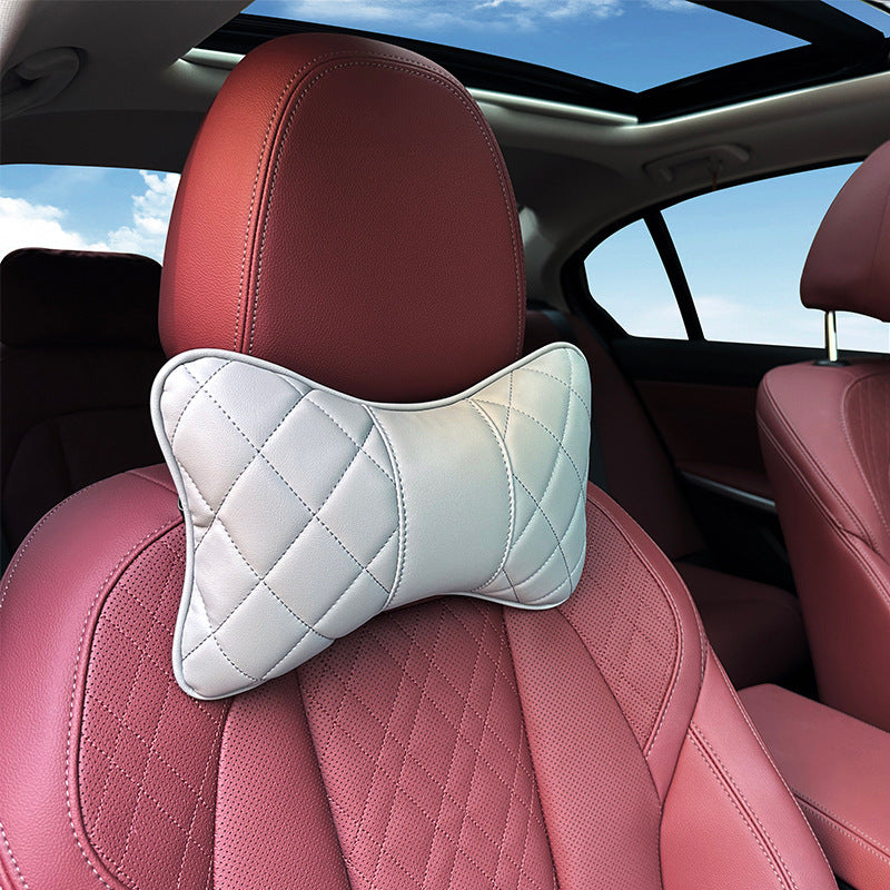 Premium Diamond Stitching Seat Cushion & Lumbar Support