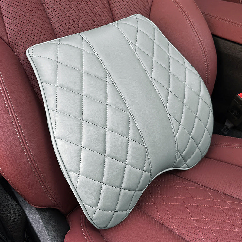 Premium Diamond Stitching Seat Cushion & Lumbar Support