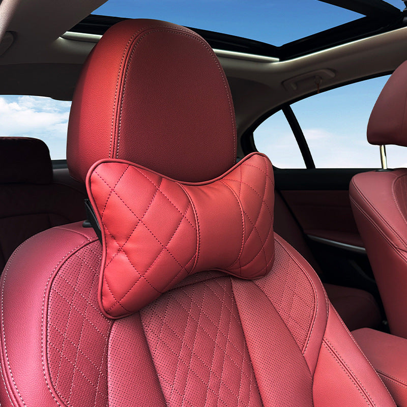Premium Diamond Stitching Seat Cushion & Lumbar Support