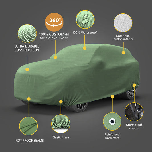 Premium Edition  Custom SUV Car Cover Green