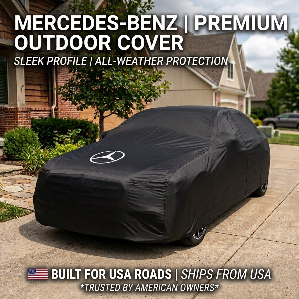 Custom-Fit Mercedes-Benz E-Class Car Cover | Multi-Layer Waterproof, UV-Proof & All-Weather Outdoor Protection