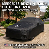 Custom-Fit Mercedes-Benz E-Class Car Cover | Multi-Layer Waterproof, UV-Proof & All-Weather Outdoor Protection