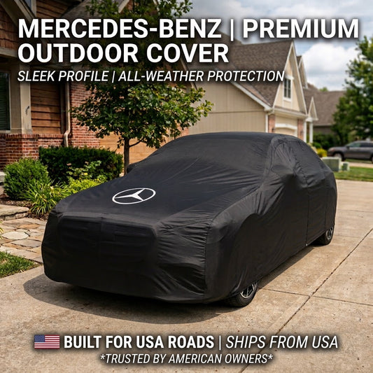 Custom-Fit Mercedes-Benz E-Class Car Cover | Multi-Layer Waterproof, UV-Proof & All-Weather Outdoor Protection