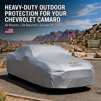 Chevrolet Camaro Car Cover | Custom-Fit, Multi-Layer Waterproof, UV-Proof & All-Weather Outdoor Protection