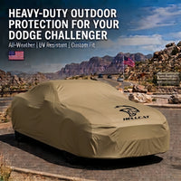 Dodge Challenger Car Cover | Custom-Fit, Multi-Layer Waterproof, UV-Proof & All-Weather Outdoor Protection