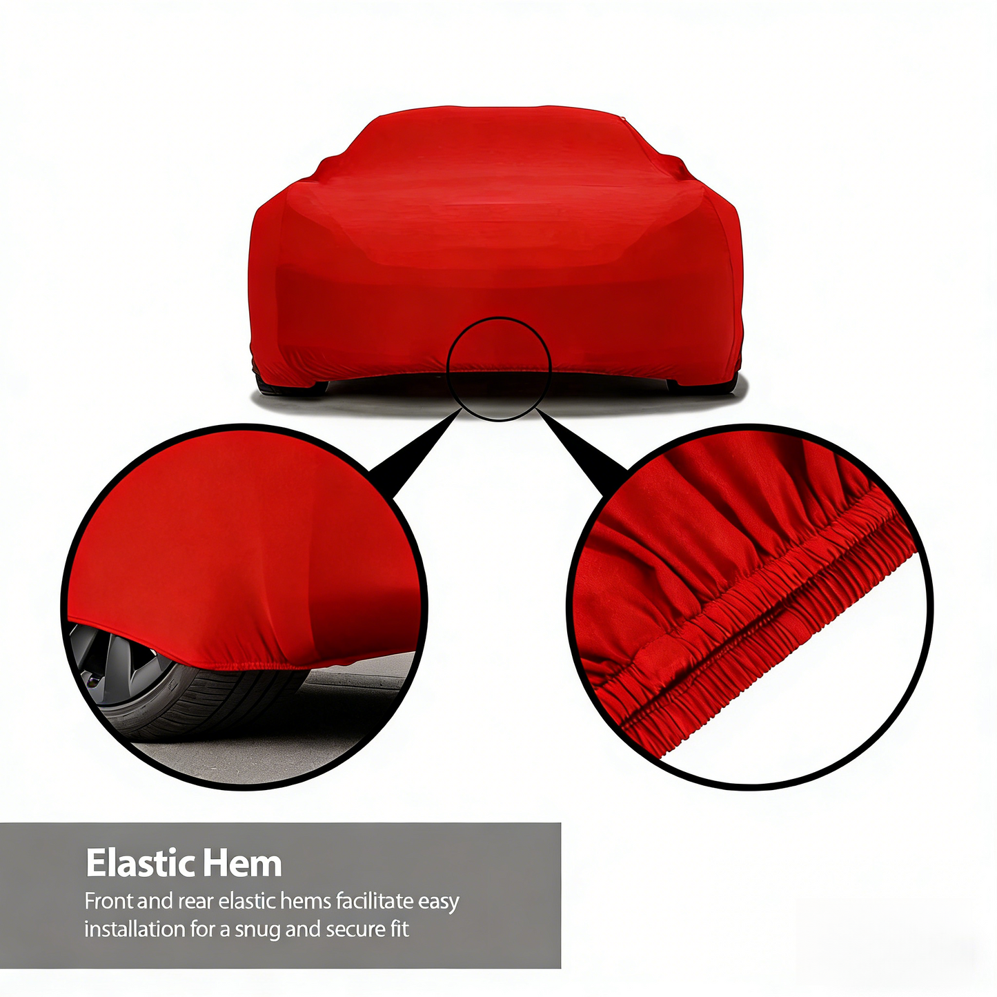 For Porsche Indoor Car Cover for All Models Red