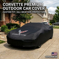 Corvette Car Cover | Custom-Fit, Multi-Layer Waterproof, UV-Proof & All-Weather Outdoor Protection