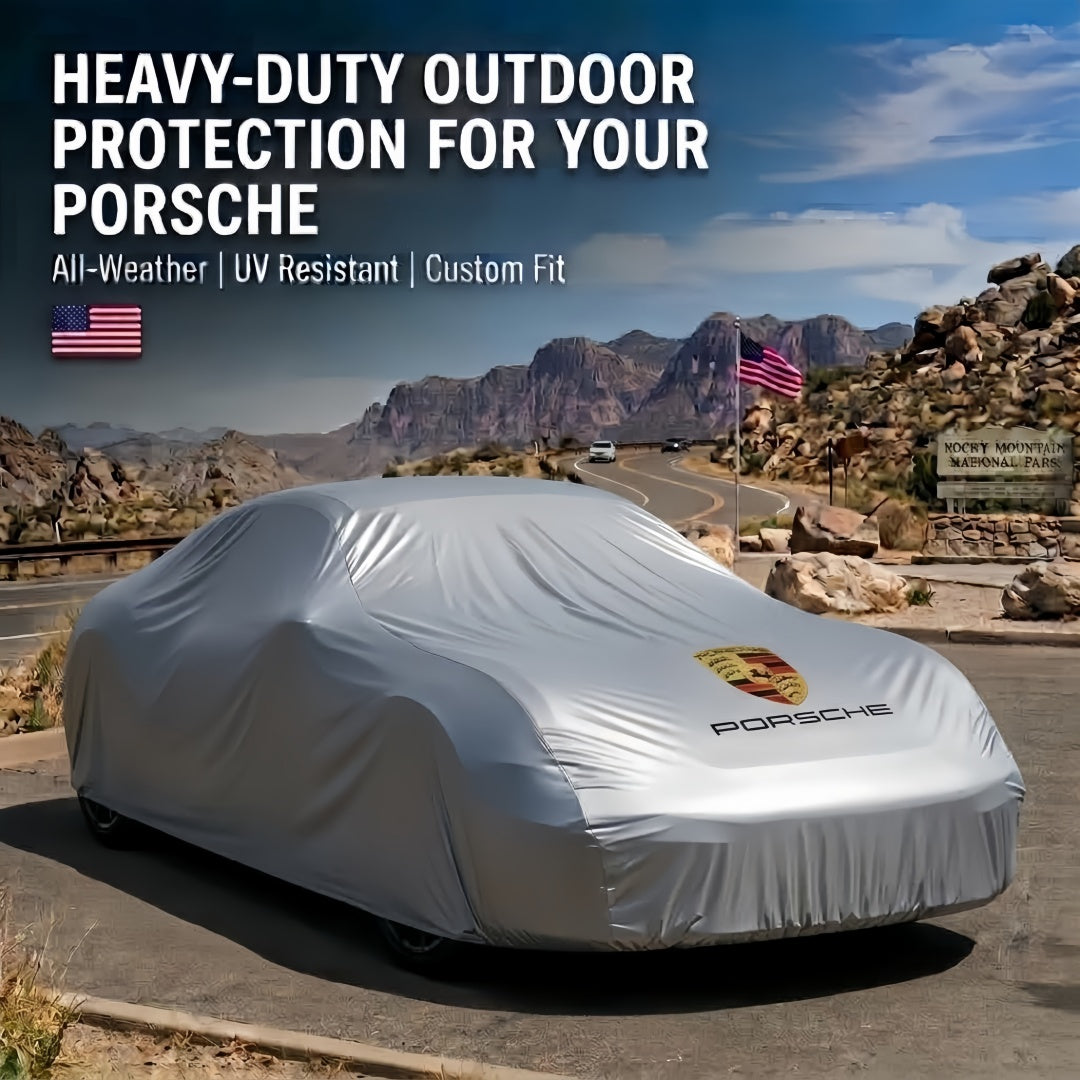 Porsche Car Cover | Custom-Fit, Multi-Layer Waterproof, UV-Proof & All-Weather Outdoor Protection