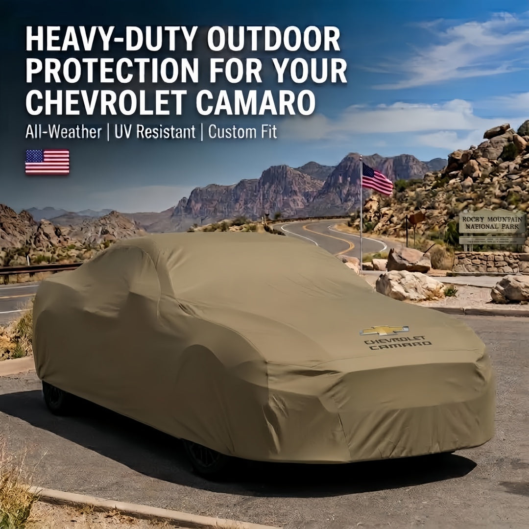 Chevrolet Camaro Car Cover | Custom-Fit, Multi-Layer Waterproof, UV-Proof & All-Weather Outdoor Protection